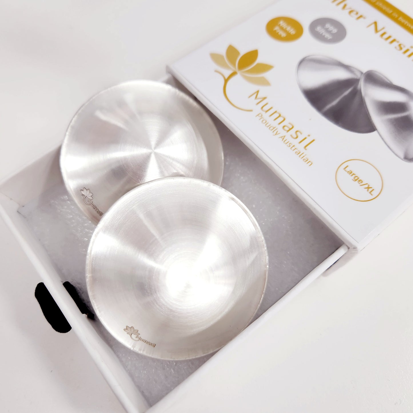 Silver Nursing Cups