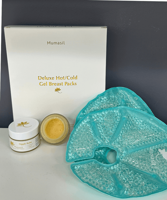 Mumasil Deluxe Hot/Cold Gel Breast Packs set