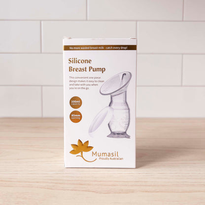 Mumasil Silicone Milk Collector & Manual Pump