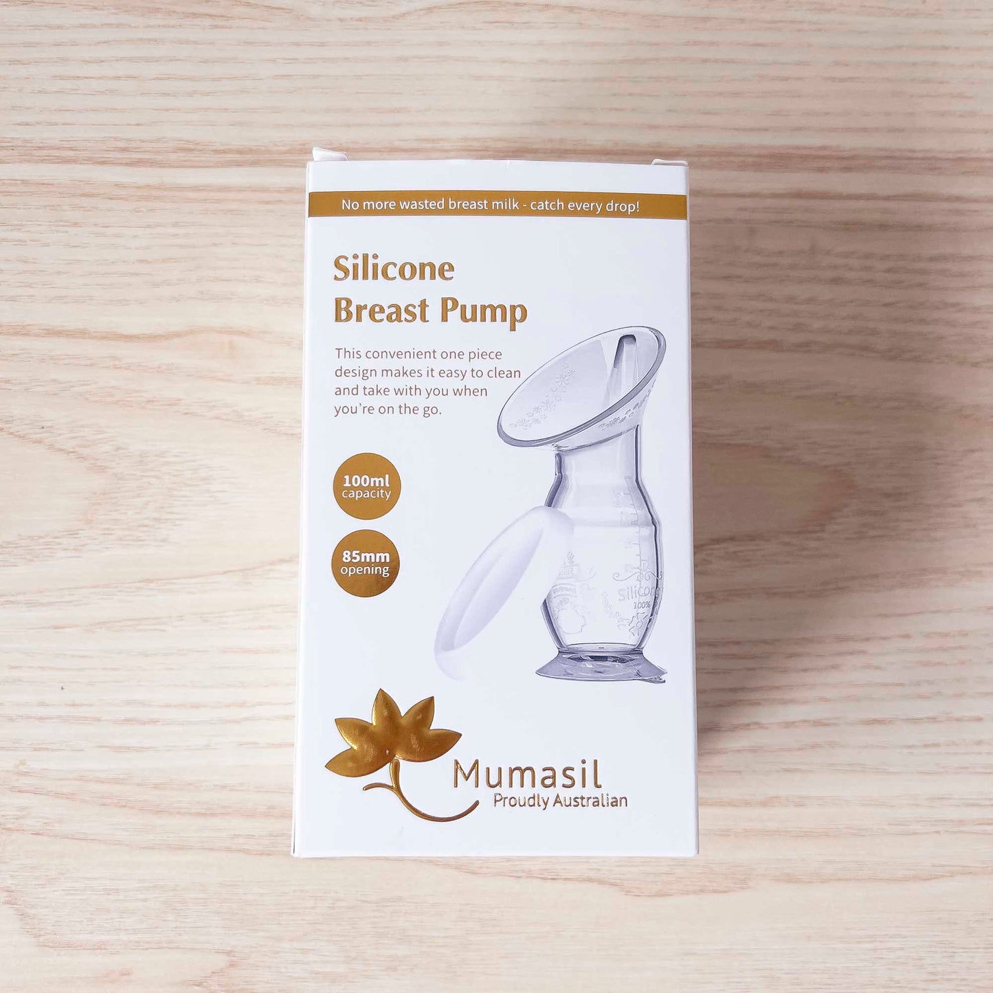 Mumasil Silicone Milk Collector & Manual Pump