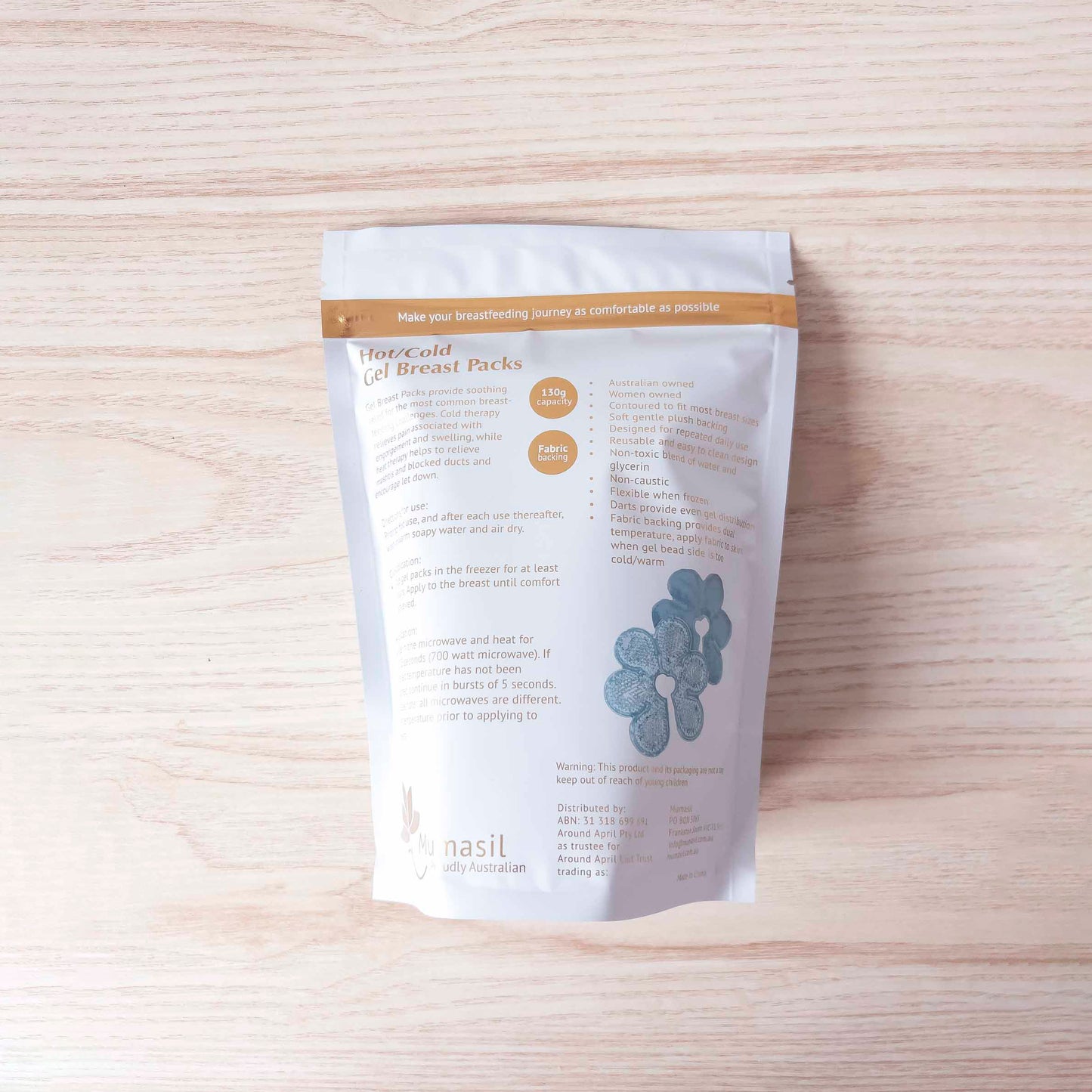 Hot/Cold Gel Breast Packs