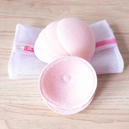 Curved Reusable Breast Pads - 3 Pairs